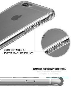 TOTO AirBag TPU case iPhone 6/6s Grey 44043 фото