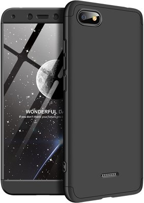 GKK 3 in 1 Hard PC Case Xiaomi Redmi 6A Black F_91343 фото