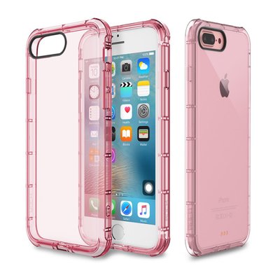 Rock TPU Case Fence series iPhone 7 Plus Transparent/Pink F_46285 фото