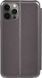 TOTO Book Rounded Leather Case Apple iPhone 12 Pro Max Grey 128438 фото 1