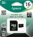 Apacer microSDHC/SDXC class 10 UHS-1 SD adapter 16Gb 65416 фото 1