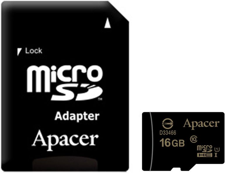 Apacer microSDHC/SDXC class 10 UHS-1 SD adapter 16Gb 65416 фото