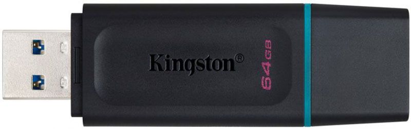 Kingston DT Exodia USB 3.2 64GB Black/Teal 134285 фото