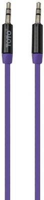 TOTO TAR-34 Flat AUX cable 0,9m Purple 45657 фото