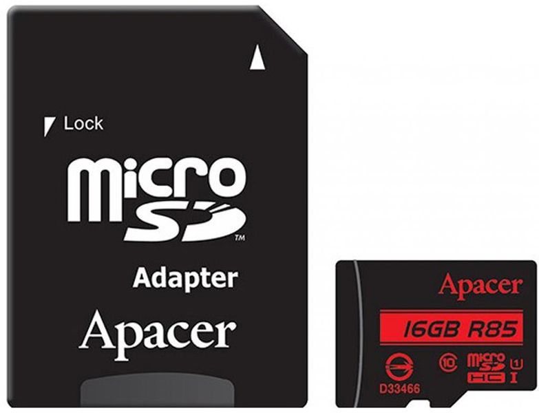 Apacer microSDHC/SDXC class 10 UHS-1 SD 16Gb no adapter 83297 фото