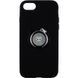 SHENGO Soft-touch holder TPU Case iPhone 7 Black 54284 фото 2