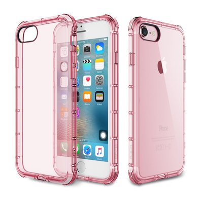 Rock TPU Case Fence series iPhone 7 Transparent/Pink F_46281 фото