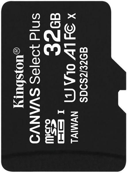 Kingston microSDHC/SDXC UHS-I Class 10 Canvas Select Plus32Gb 119814 фото