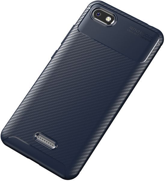 TOTO TPU Carbon Fiber 1,5mm Case Xiaomi Redmi 6A Dark Blue 95715 фото TOTO TPU Carbon Fiber 1,5mm Case Xiaomi Redmi 6A Dark Blue 95715 фото