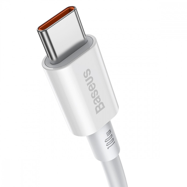 Baseus Superior Series Fast Charging Data Cable Type-C to Type-C 100W 2m White 144437 фото