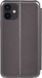 TOTO Book Rounded Leather Case Apple iPhone 12/12 Pro Grey 128432 фото 1