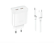 XO L105 35W 35W Dual Port Fast Charger Type-c Port Fast Charger White 144719 фото 1