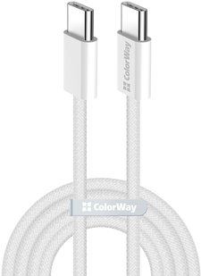 Colorway Type-C - Type-C PD Fast Charging 60W 3.0А 1м Gray 146444 фото