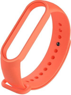 UWatch Replacement Silicone Band For Xiaomi Mi Band 5/6/7 Orange F_126621 фото