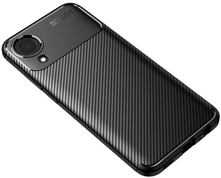 Design TPU Carbon Case Samsung Galaxy A03 Core (A032) Black F_137666 фото
