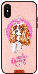 Remax Petit Series Case Apple iPhone X Pink 62085 фото