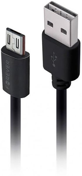 Forever M02 2A Cable microUSB Black F_134114 фото