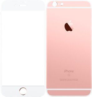 TOTO 2,5D Full cover Tempered Glass front and back for iPhone 6/6S Plus Rose Gold 46524 фото