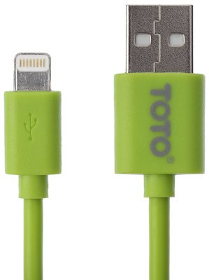 TOTO TKG-16 High speed USB cable Lightning 0,9m Green 42520 фото