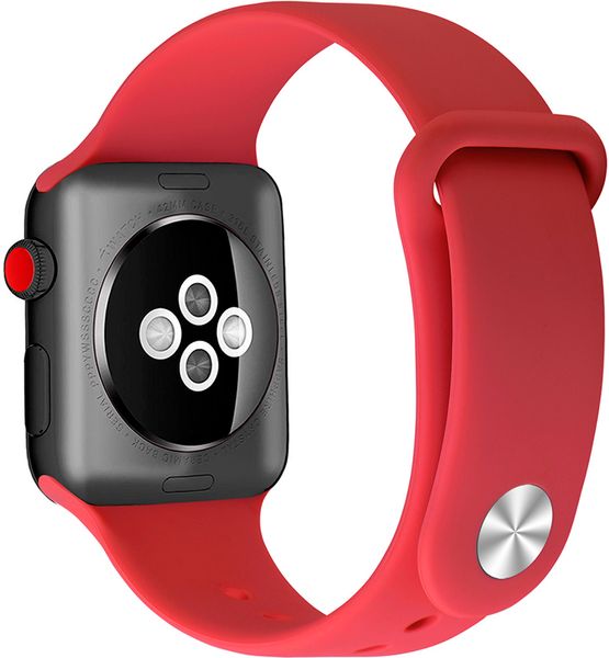 UWatch Silicone Strap for Apple Watch 38/40 mm Red 101363 фото