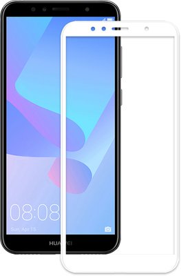 Mocolo 2.5D Full Cover Tempered Glass Huawei Y6 Prime 2018 White F_73679 фото