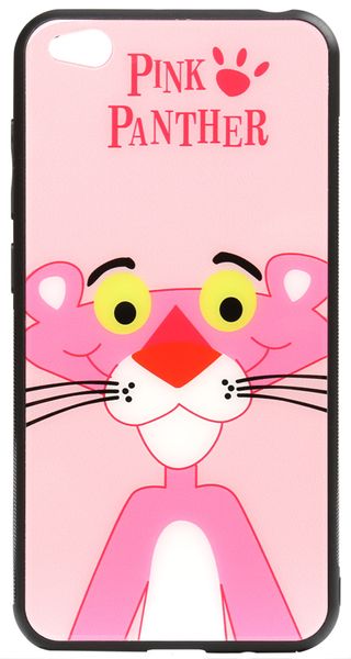 TOTO Cartoon Print Glass Case Xiaomi Redmi Go Pink Panther 93470 фото