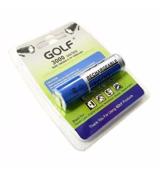 GOLF3000 Series Rechargeable Battery Li-ion18650 3.7 V 1500 mAh 140448 фото