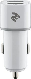 2E Dual USB Car Charger 2.4A&2.4A White 133775 фото