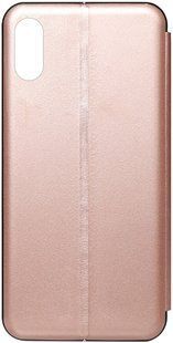 TOTO Book Rounded Leather Case Apple iPhone X/XS Rose Gold 97627 фото