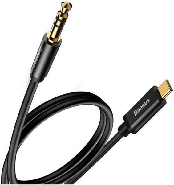 Baseus Yiven Type-C male To 3.5 male Audio Cable M01 Black 137588 фото