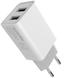 ColorWay 2USB AUTO ID 2.1A (10W) White 143855 фото 3