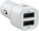 2E Dual USB Car Charger 2.4A&2.4A White 133775 фото 2