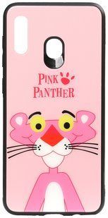 TOTO Cartoon Print Glass Case Huawei Y7 2019 Pink Panther 93453 фото