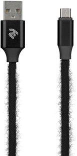 2E Fur USB 2.4 - Micro USB Cable 1m Black 137490 фото