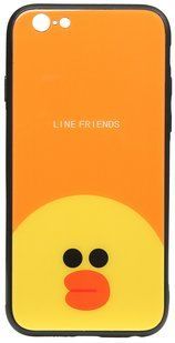 TOTO Cartoon Print Glass Case Apple iPhone 6/6s Line friends Sally 93271 фото
