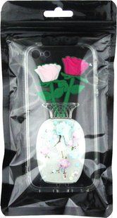 TOTO TPU Fluffy Case IPhone 5/5S/SE Rose Flower Pink 56768 фото