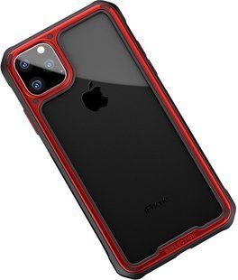 Ipaky Mufull Series TPU+PC Case Apple iPhone 11 Pro Red 104452 фото