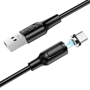 Borofone Type-C BX41 Magnetic 2.4A/1m Black 144967 фото