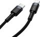 Baseus Cafule Cable Type-C to iP PD 18W 1m Gray+Black F_138631 фото 4