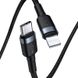 Baseus Cafule Cable Type-C to iP PD 18W 1m Gray+Black F_138631 фото 2
