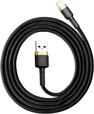 Baseus Cafule Cable USB For Lightning 1.5A 2m Gold Black F_142840 фото
