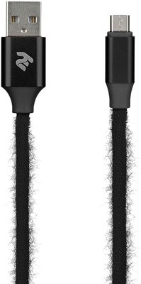 2E Fur USB 2.4 - Micro USB Cable 1m Black F_137490 фото