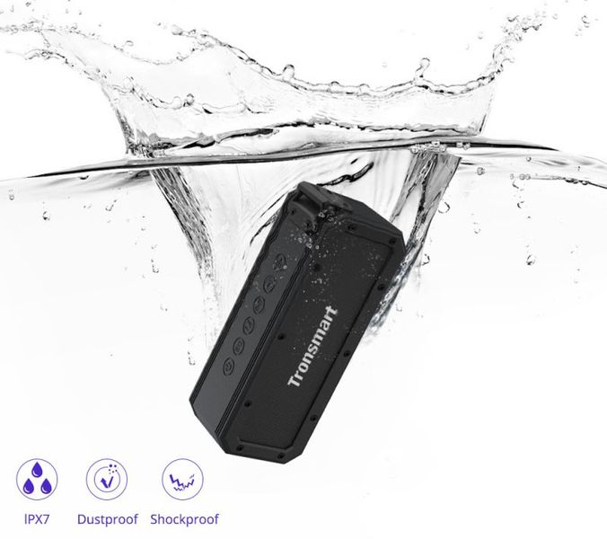 Tronsmart Element Force+ Waterproof Portable Bluetooth Speaker Black F_78893 фото