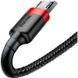 Baseus Cafule Cable USB For Micro 2.4A 1m Red Black F_136719 фото 2