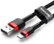 Baseus Cafule Cable Lightning 1m 2.4A Red Black F_139381 фото 2