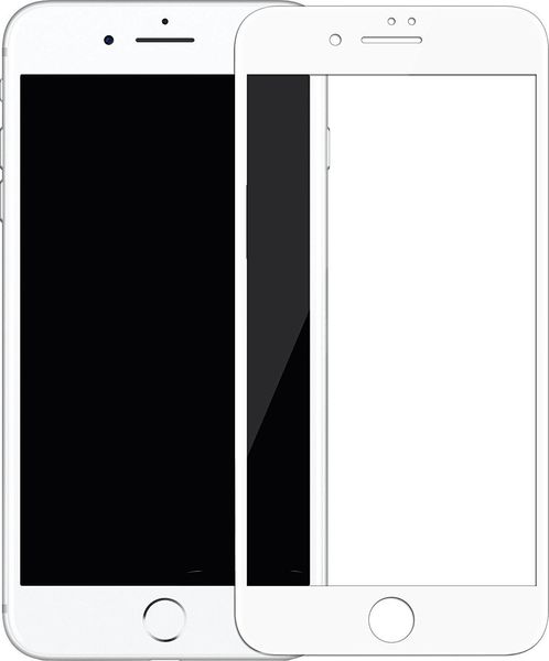 Mocoll 3D Full Cover 0.3mm Black Diamond Tempered Glass Apple iPhone 7 Plus/8 Plus White F_60637 фото