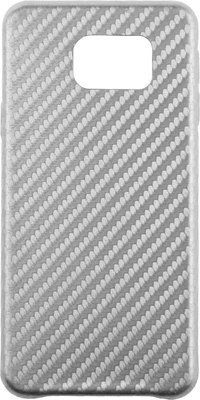 Carbon Leather Case Samsung A3 A310 2016 Silver F_48067 фото