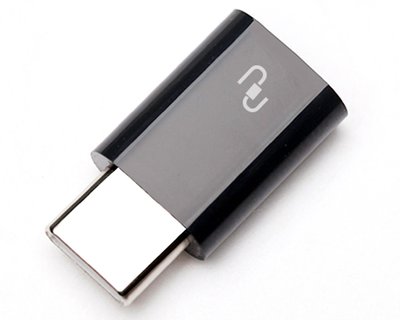 Xiaomi Micro USB to Type-C Converter Black F_46108 фото