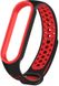 UWatch Replacement Sports Strap for Mi Band 5/6 Black/Red F_126649 фото 1
