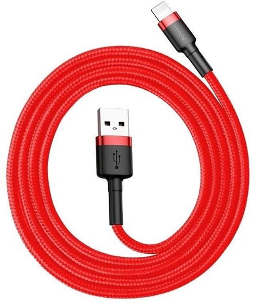Baseus Cafule Cable Lightning 1m 2.4A Red Red F_142006 фото